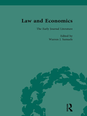 cover image of Law and Economics Vol 2